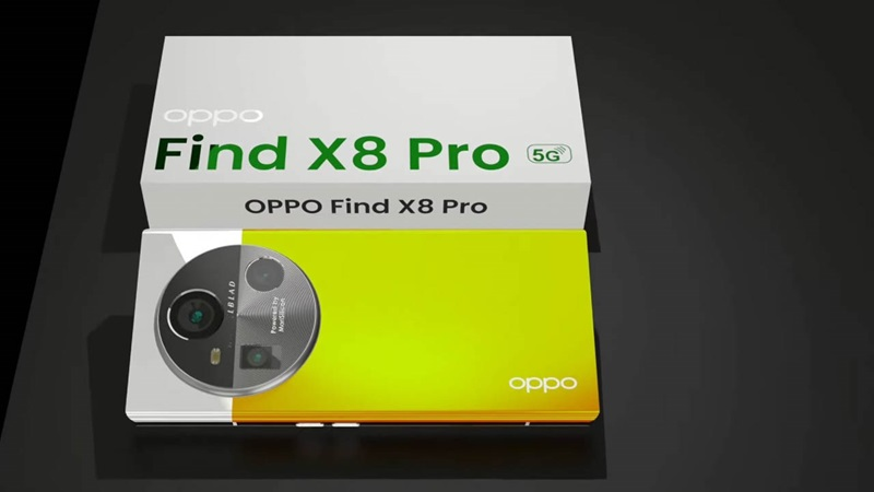 Find X8 có ba camera sau với camera chính 50 megapixel