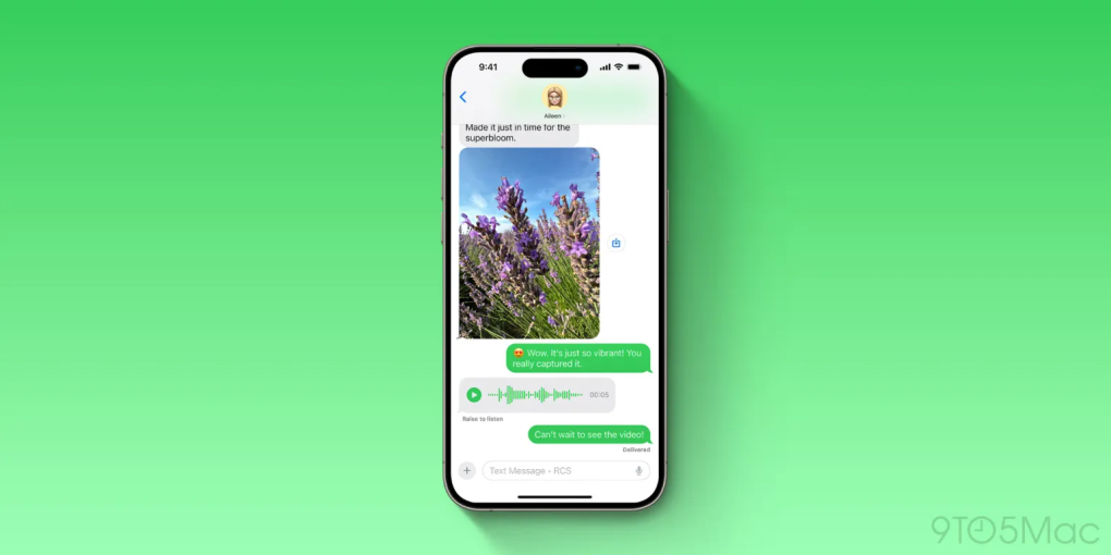 Hỗ trợ RCS trong ios 18