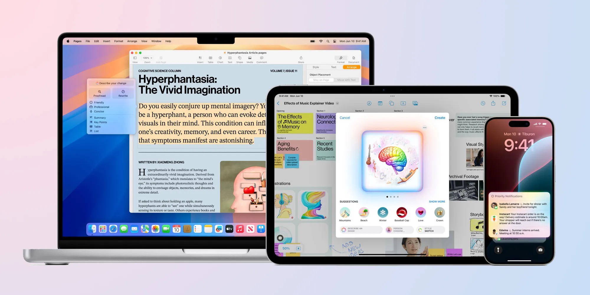 tính năng của Apple Intelligence