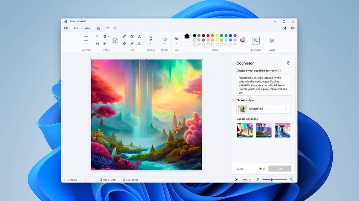 Ưu điểm của Paint Cocreator