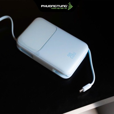 Pin sạc DP XO 40Utput-Built in cable 20.000mAh XO-PR234 Blue (KG)