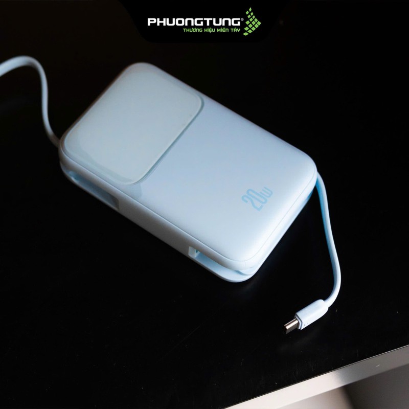 Pin sạc DP XO 40Utput-Built in cable 20.000mAh XO-PR234 Blue (KG)