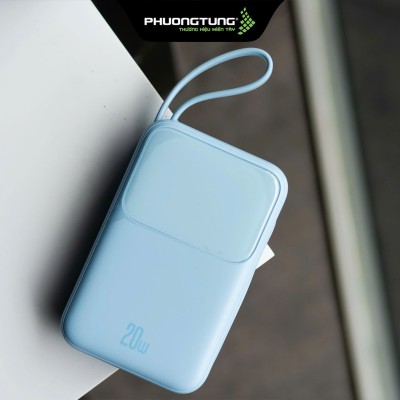 Pin sạc DP XO 40Utput-Built in cable 20.000mAh XO-PR234 Blue (KG)