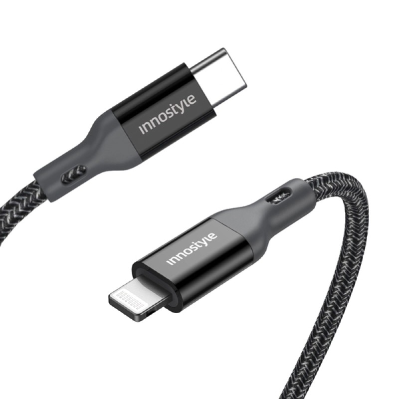 Cáp USB-C to Lightning MFi 60W Innostyle Powerflex 1.5m ICL150AL