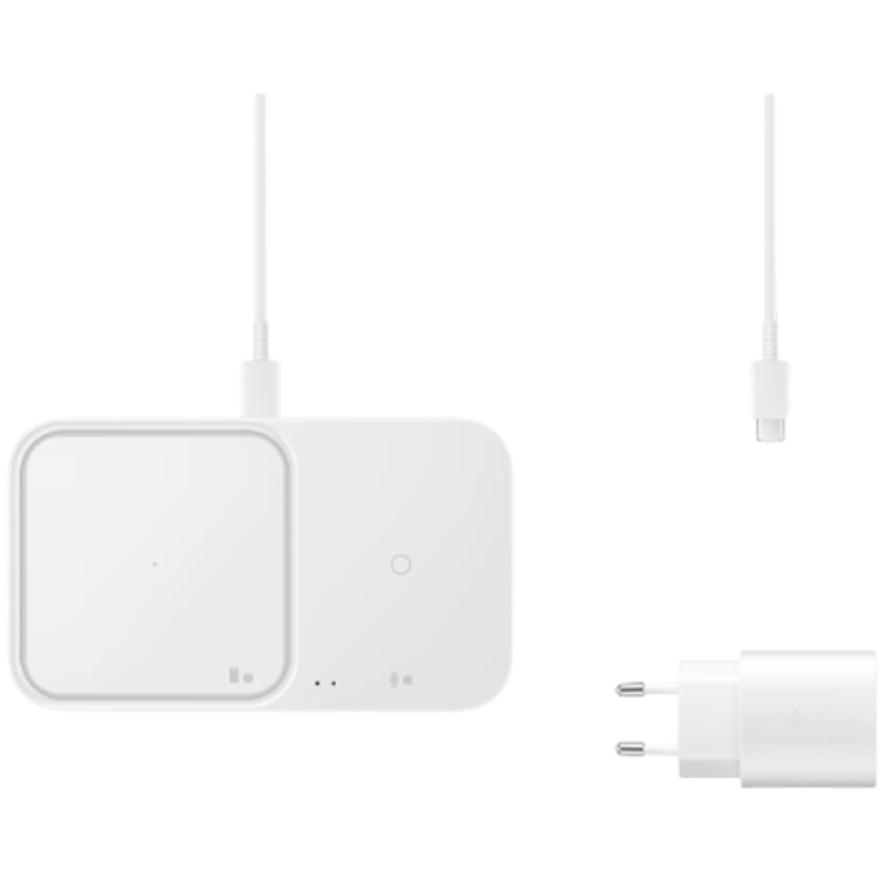 Đế sạc nhanh Wireless Charger Duo chính hãng Samsung EP-P5400 Trắng