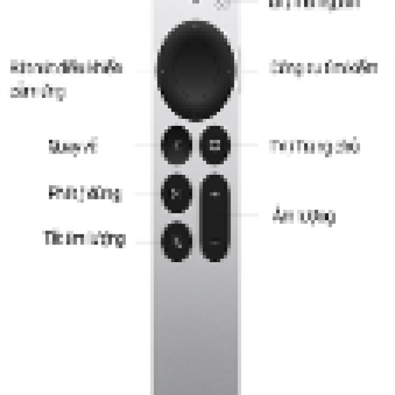 Thiết bị giải trí đa phương tiện Apple TV 4K Wi‑Fi + Ethernet 128GB Chính hãng Black