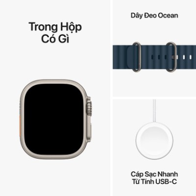 Apple Watch Ultra 2 2024 (GPS+Cellular) 49 mm Titian tự nhiên