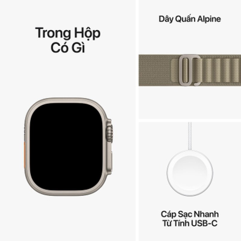 Apple Watch Ultra 2 2024 (GPS+Cellular) 49 mm Titian tự nhiên