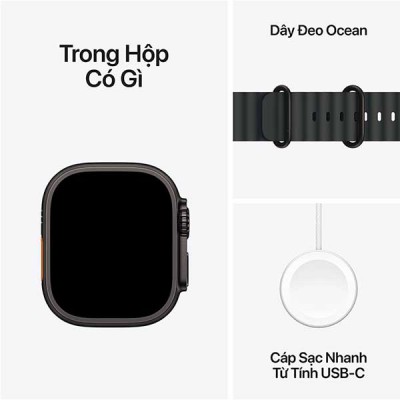 Apple Watch Ultra 2 2024 (GPS+Cellular) 49 mm Titian đen