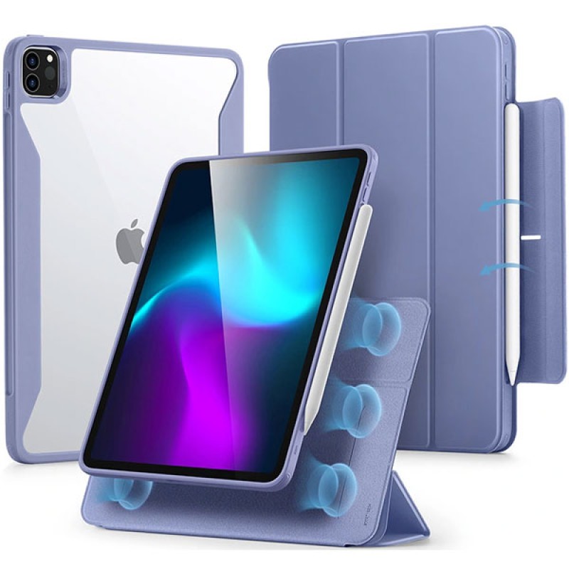 Bao da ESR iPad Pro 12.9" 2022 Rebound Hybrid Case Detachable Magnetic Trifold