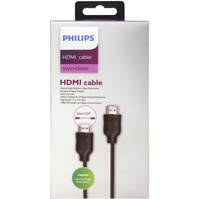 Cáp HDMI Philips 3.6M SWV1438BN/94