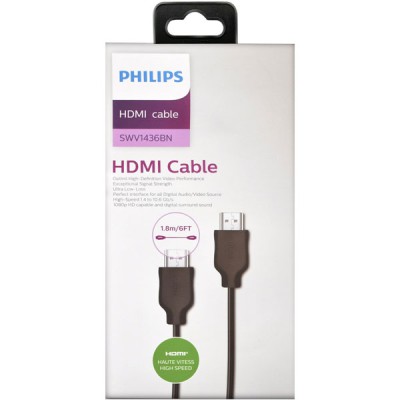 Cáp HDMI Philips 1.8m SWV1436BN/94