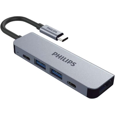 Cổng chuyển Philips USB-C Hub 5in1 SWV6115G/59