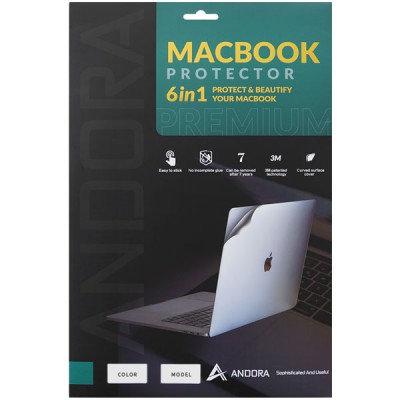 Bộ dán bảo vệ ANDORA Full 6 in 1 cho MacBook