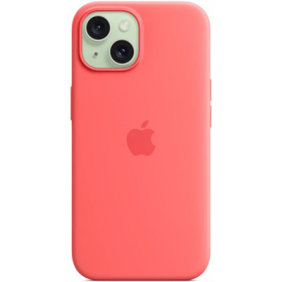 Ốp lưng iPhone 15 Silicone Case With MagSafe A3123 chính hãng - Guava