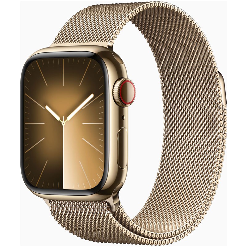 Apple Watch S9 GPS + Cellular viền thép dây thép