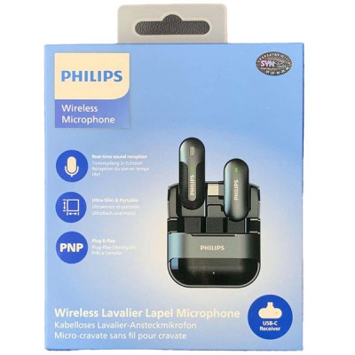 Micro không dây cài áo Philips DLM9001C/74 USB-C 2 micro
