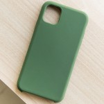 Ốp lưng iPhone 11 dẻo Liquid Silicone Skin Buff MIDNIGHT GREEN