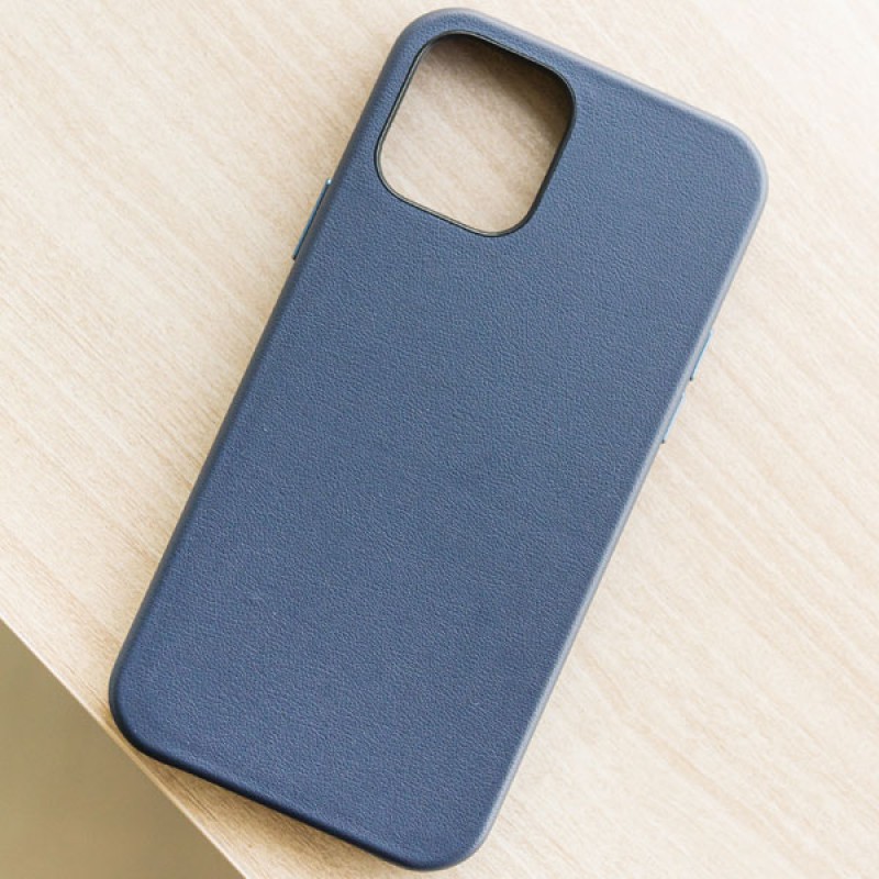 Ốp lưng iPhone 12 Pro Max Da Hotforming PU Case Buff Dark Blue