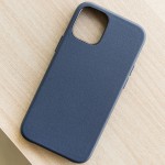 Ốp lưng iPhone 12 mini Da Hotforming PU Case Buff Dark Blue