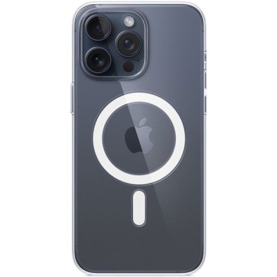 Ốp lưng iPhone 15 Pro Clear Case With MagSafe A3129 chính hãng - Transparent
