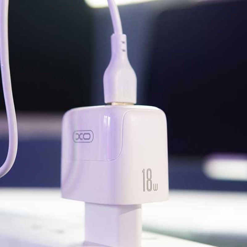 Bộ sạc nhanh 18W USB to Micro XO XO-L135(EU) White (KG)