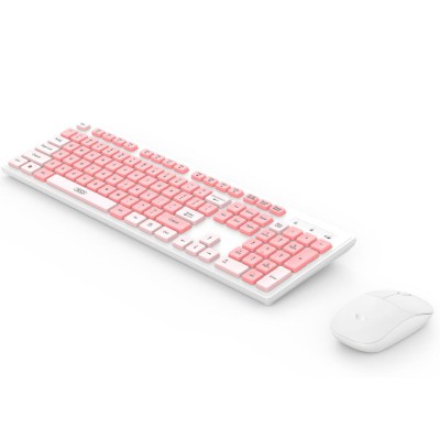 Bàn phím Wireless XO kèm Mouse XO-KB-05 Pink (KG)