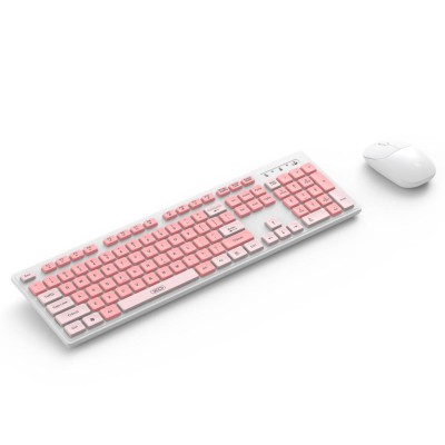 Bàn phím Wireless XO kèm Mouse XO-KB-05 Pink (KG)