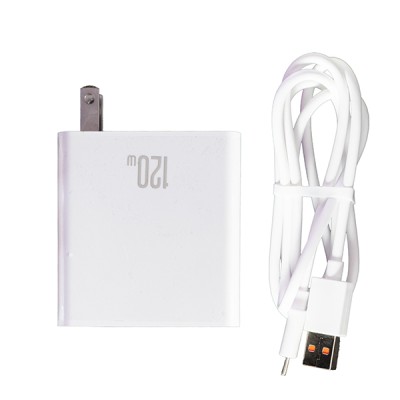Bộ sạc nhanh 120W USB to Type C XO XO-L128(US) White (KG)