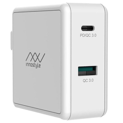 Củ sạc nhanh QC49.5W 2in1 USB/USB-C Innostyle Gomax IC49PD