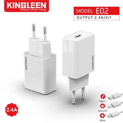 Đầu nối 2.4A Kingleen E02